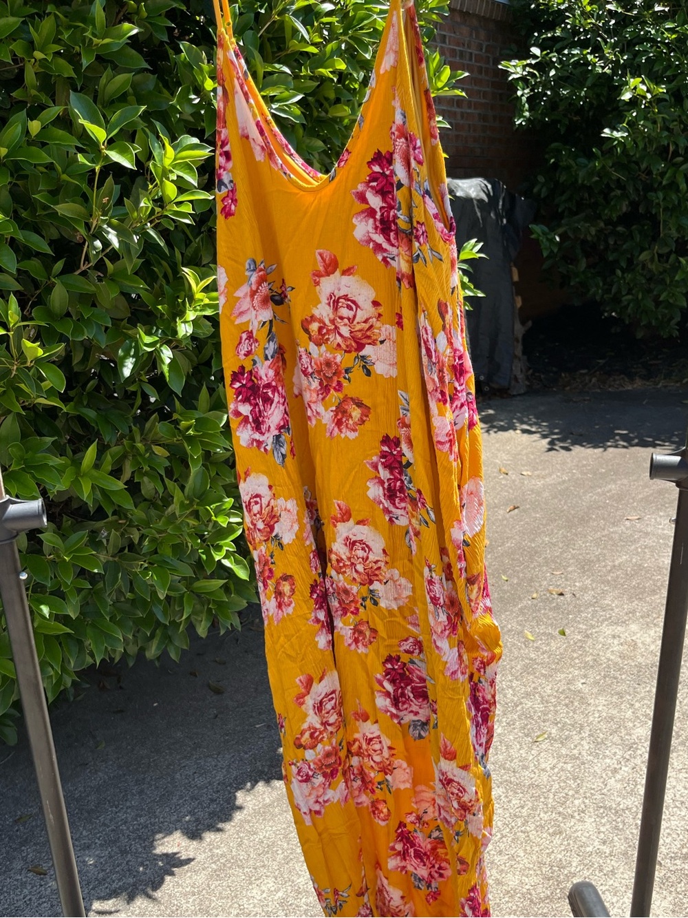 Vanilla Bay Yellow Floral Maxi Dress